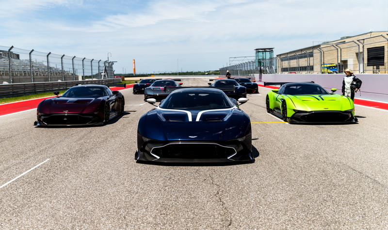 Illustration for article titled Behold The Unfathomably Gorgeous Spectacle Of An Aston Martin Vulcan Track Day